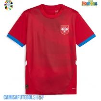 Camisa de time de futebol Sérvia Replicas 1º Equipamento Europeu 2024 Manga Curta
